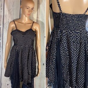 Catch Me Polk-A-Dot Layering Tank/ Tunic Top